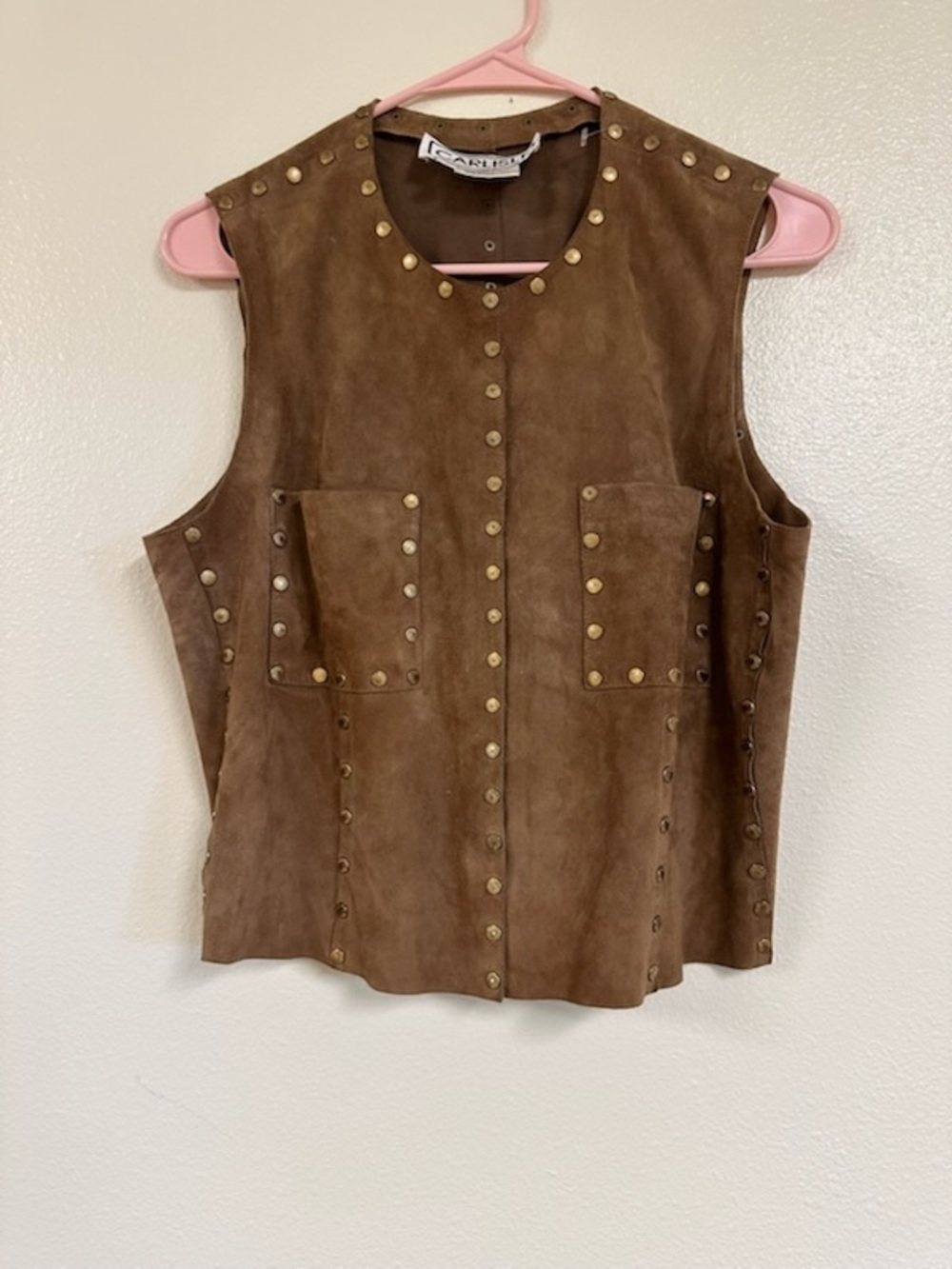 Carlisle Suede Studded Vest